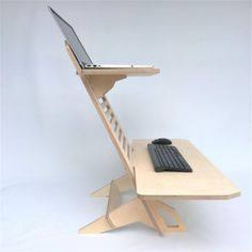 Laptop Notebook Ekran Ev Ofis Minimal Ayakta Calışma Masası Ahsap  Stand