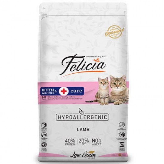 Felicia Mother Kitten Düsük Tahıllı Yavru Kuzu Etli Kedi Maması 12 Kg Felicia Mother Kitten Düsük Tahıllı Yavru Kuzu Etli Kedi Maması 12 Kg