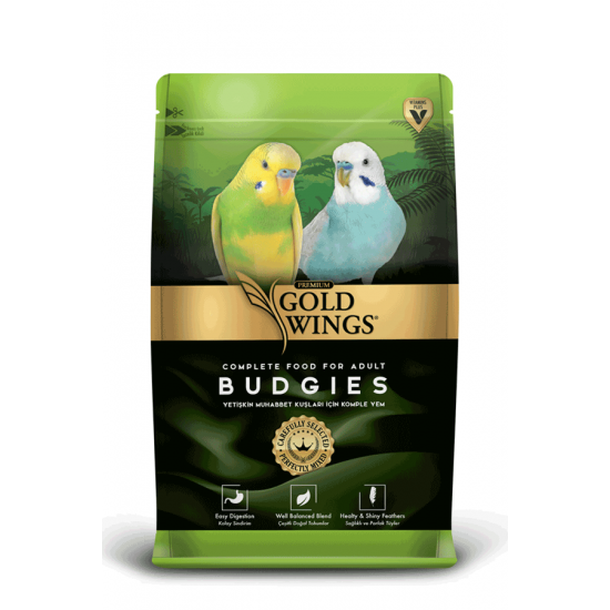 Gold Wings Premium Muhabbet Kusları icin Komple Yem 1000 Gr Gold Wings Premium Muhabbet Kusları icin Komple Yem 1000 Gr
