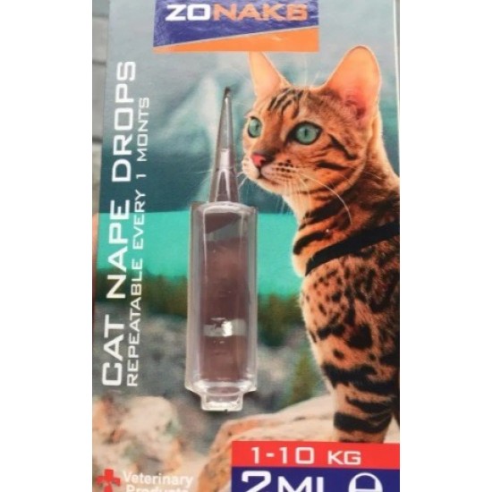 Zonaks Kedi Ense Damlasi 2 ml