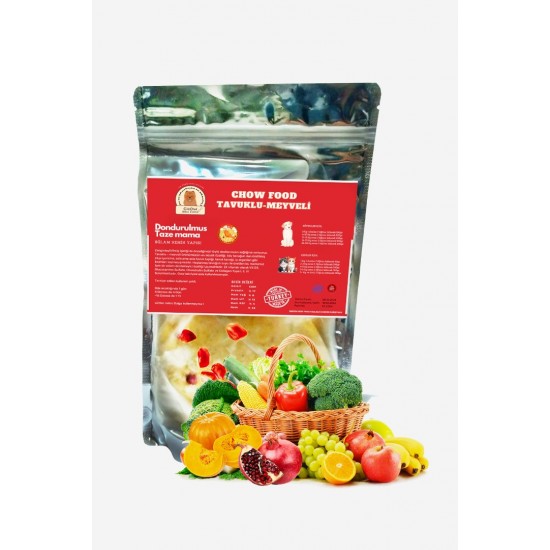 Chow Raw Food Barf Tavuklu Meyveli Tam Pişmiş Kedi Maması Eklem Desteği Ve Hipoalerjenik Mama 10 Kg Chow Raw Food Barf Tavuklu Meyveli Tam Pişmiş Kedi Maması Eklem Desteği Ve Hipoalerjenik Mama 10 Kg