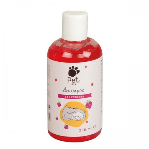 Strawberry Çilek Aromalı Kedi ve Köpek Şampuanı 250 ml Kırmızı